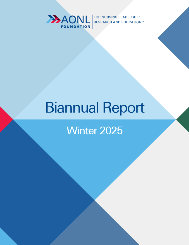 Editorial Work: AONL Foundation Biannual Reports